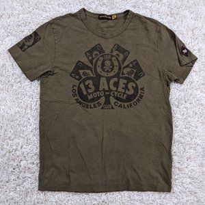 Johnson Motors Inc Shirt Men Large 13 Aces A30
